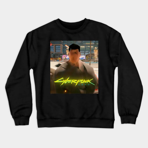 Cyberpunk 2077 Funny t-shirt Crewneck Sweatshirt by Morsy